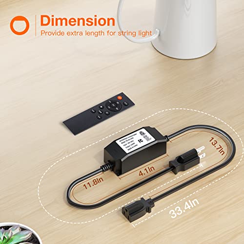 addlon Dimmer for Outdoor Extension Cord