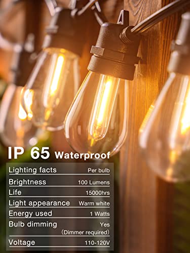 addlon LED Outdoor String Lights