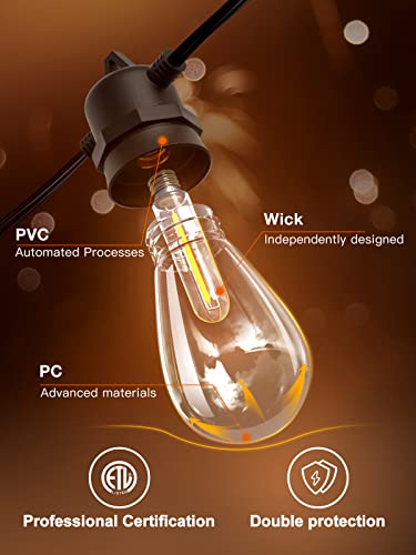 addlon LED Outdoor String Lights